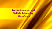 The third edition of Port Automation and Vehicle Scheduling has been published