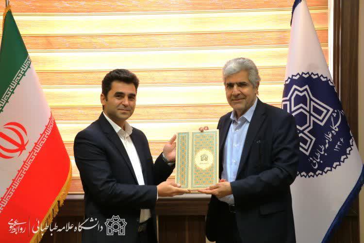 Head of the Faculty of Statistics, Mathematics and Computers" of Allameh Tabatabai University was introduced