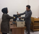 گزارش تصویری ولادت حضرت فاطمه الزهرا و بزرگداشت مقام زن توسط رئیس دانشکده آمار،ریاضی و رایانه