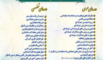 دوره های مختلف و متنوع مهارت افزایی