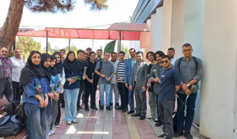 استقبال رئیس دانشکده آمار،ریاضی و رایانه از دانشجویان و تبریک سال تحصیلی جدید