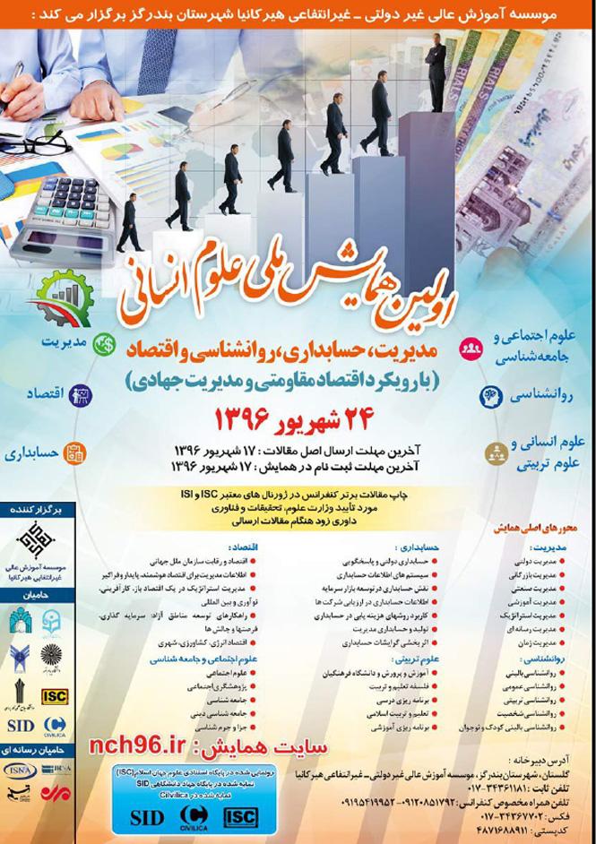 اولین همایش ملی علوم انسانی