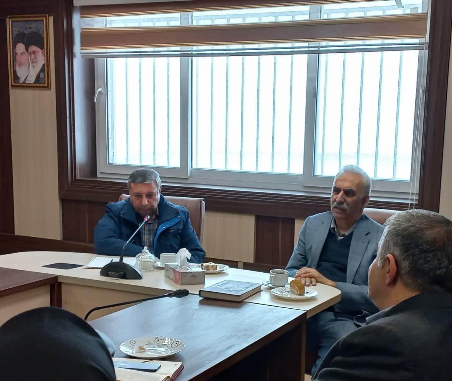 جلسه معارفه سرپرست جدید دانشکده آمار،ریاضی و رایانه