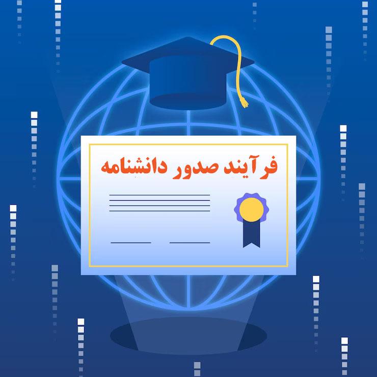 فرآیند صدور دانشنامه الکترونیکی